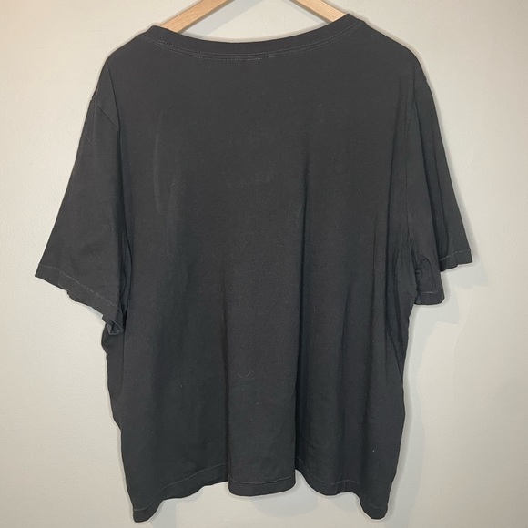 Ladies XL vintage inspired t-shirt dark grey with Eagle and red lettering - Picture 5 of 6